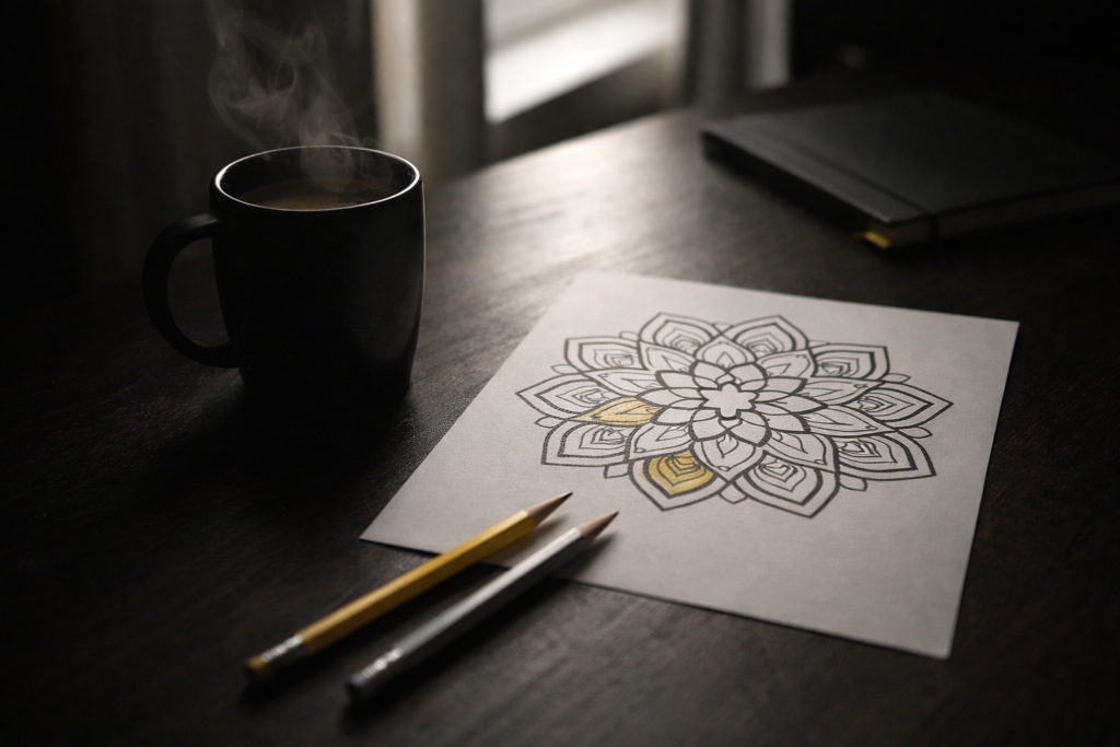 Pintar Mandalas para bajar el estres